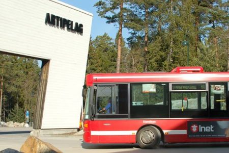 SL buss på Artipelag