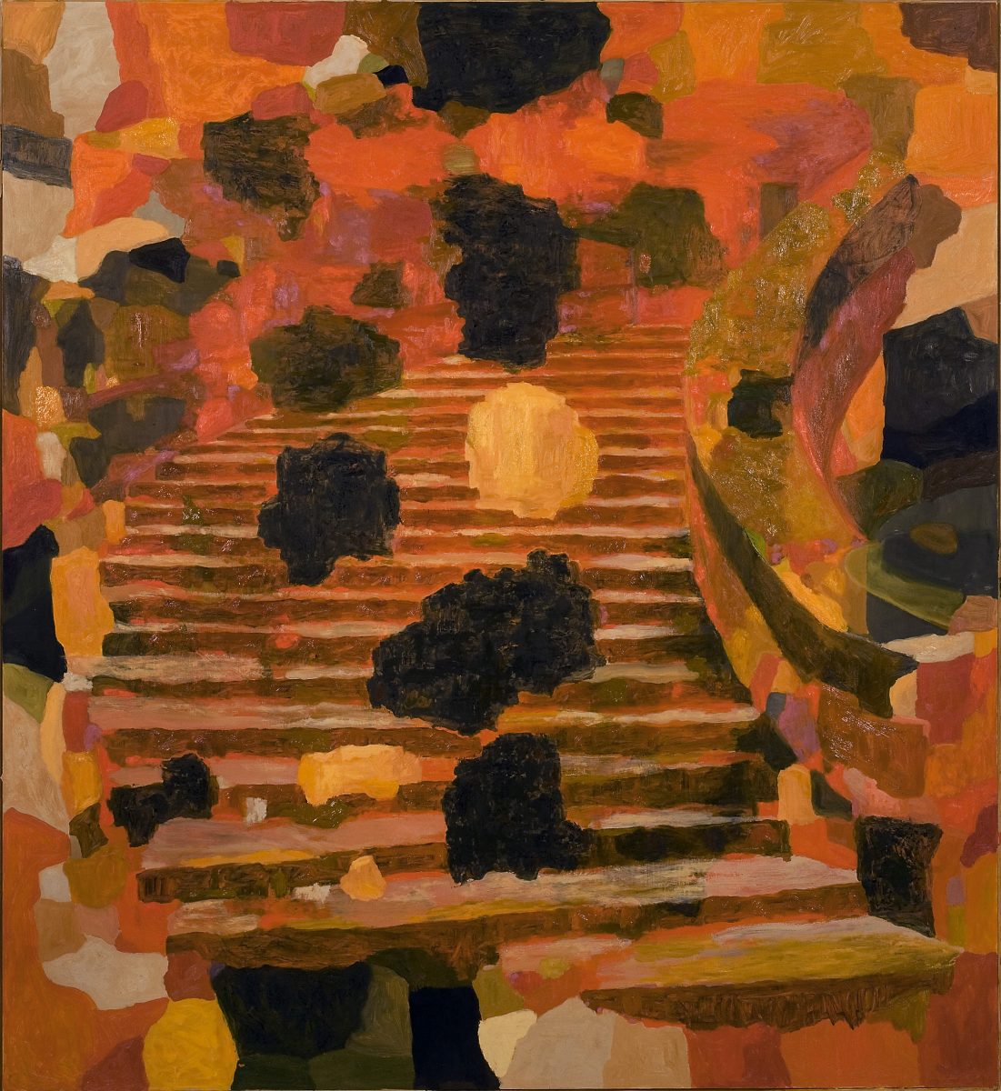 Press image of Rolf Hanson's painting Descendent Remontant IX, 2009