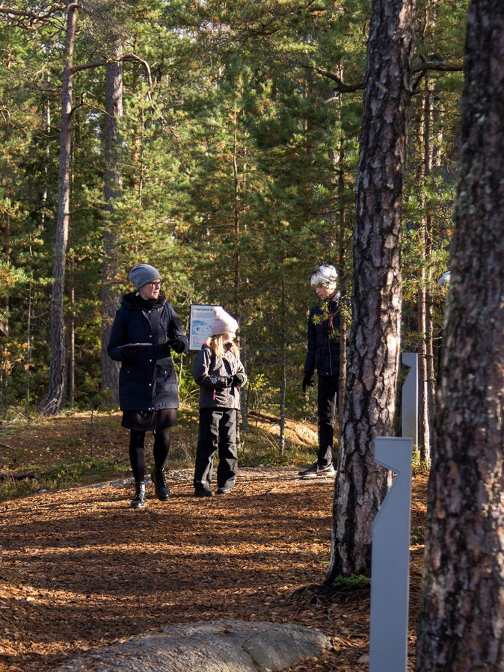 Tipspromenad i skogen