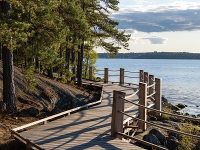 Spången i eftermiddagssol